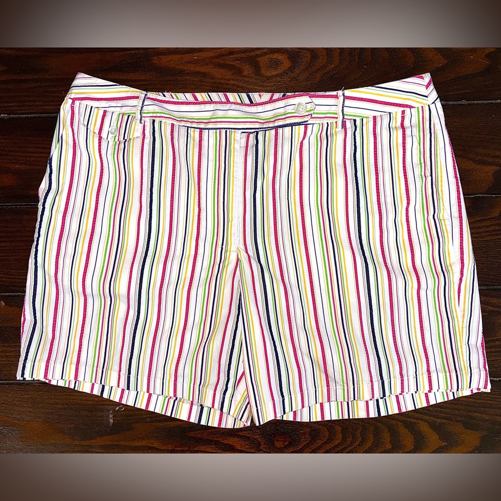 Liz Golf Striped Multicolor Women's Shorts